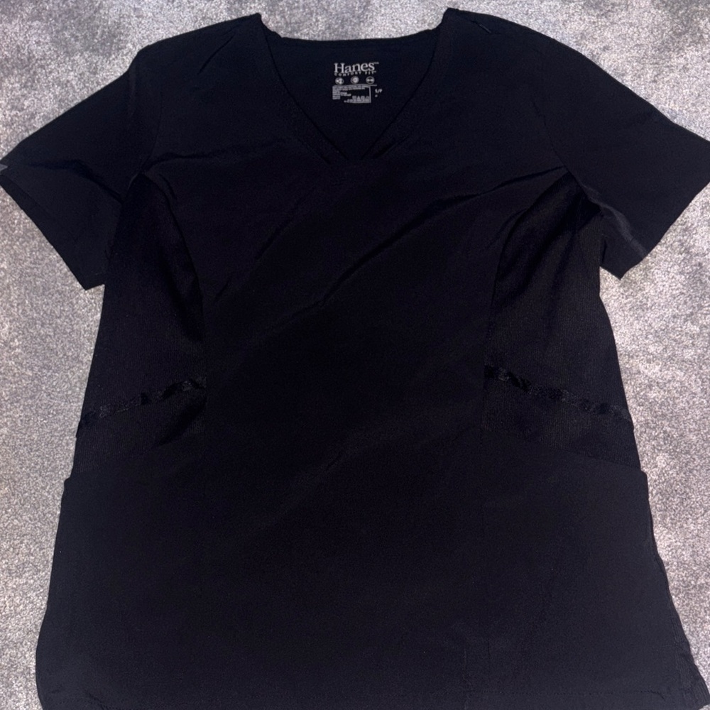 Hanes Women's Classic Black Short Sleeve Tee